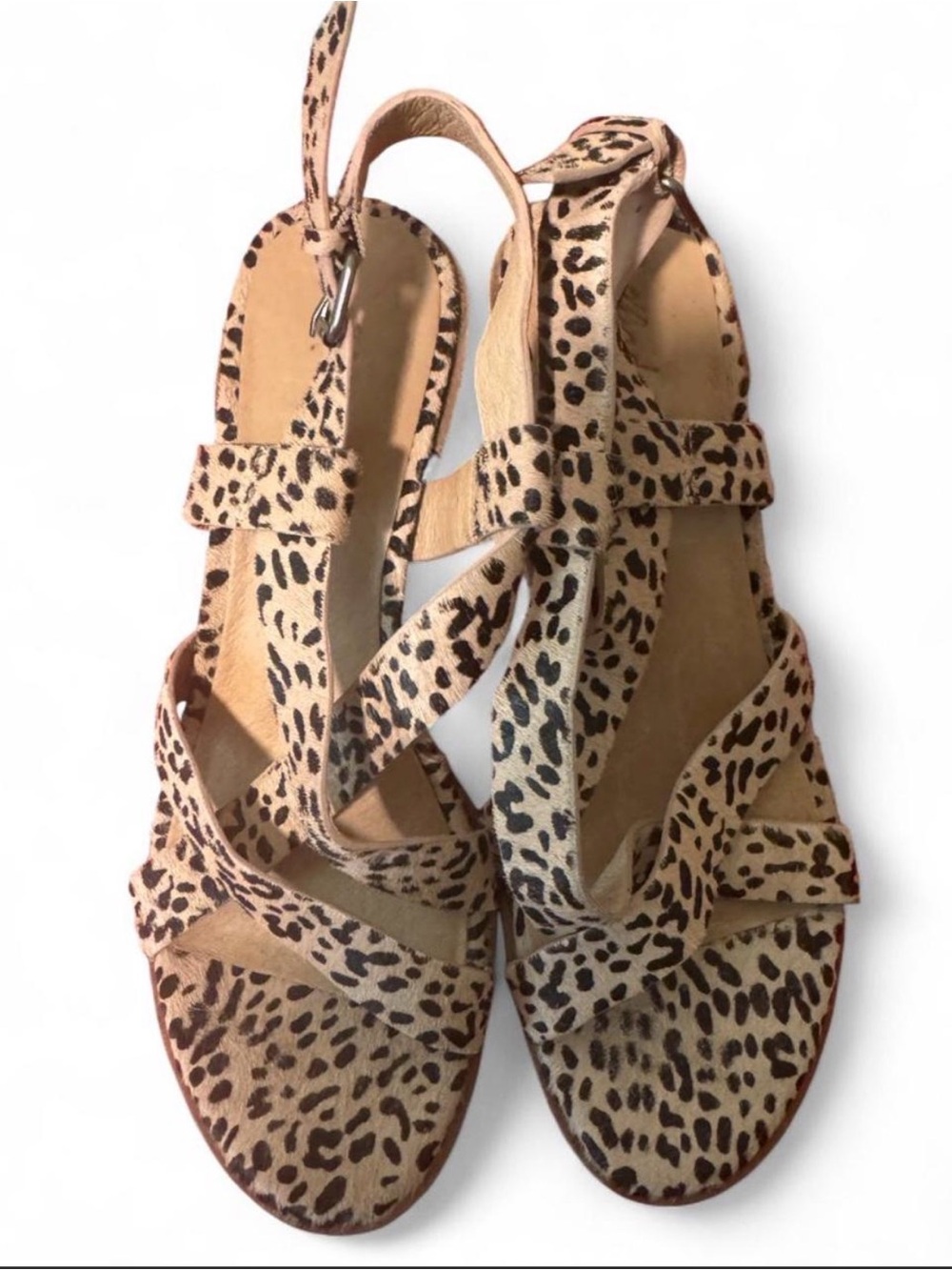 Madewell Leopard Print Strappy Women’s Sandals